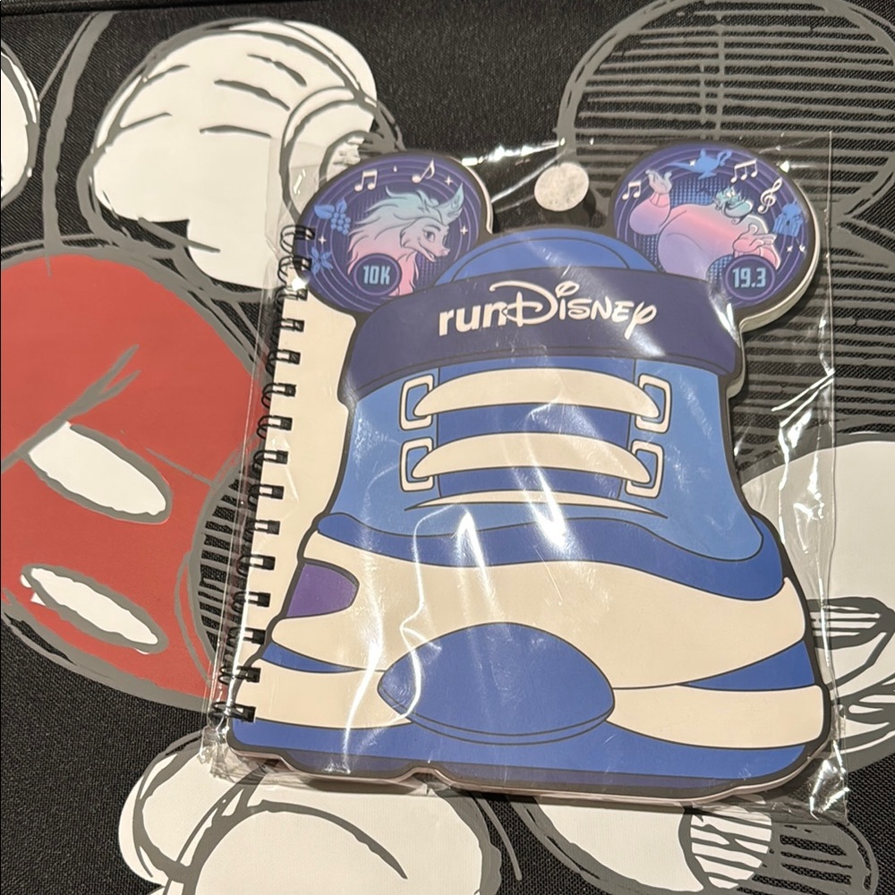 Disney Wine & Dine Blue and White Spiral Notebook